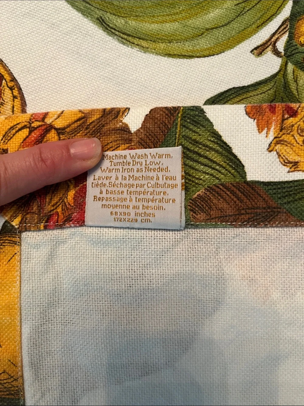 Williams Sonoma tablecloth